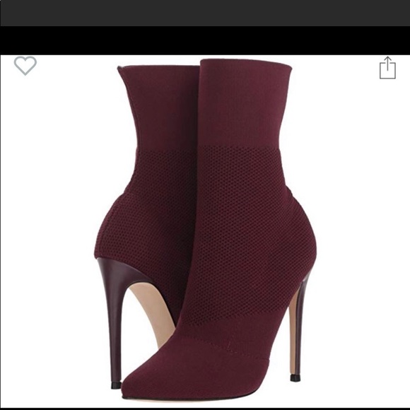 NWT Steve Madden Century Bootie Burgundy - Picture 1 of 5